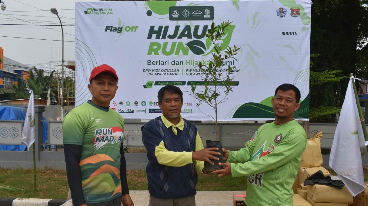 HijauRun Semarakkan Munas VI Hidayatullah di Sulawesi Barat