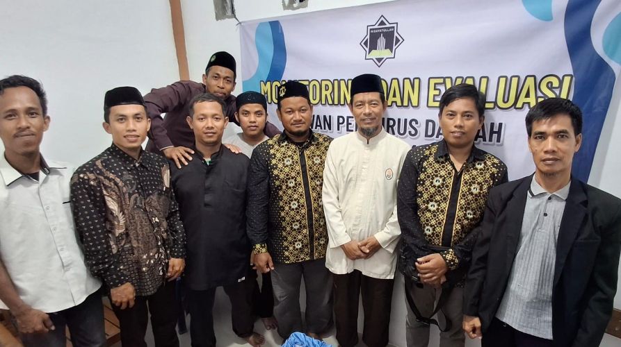 Monitoring dan Evaluasi DPD Hidayatullah Mamuju, Dilanjutkan Mabit dan Peresmian Masjid