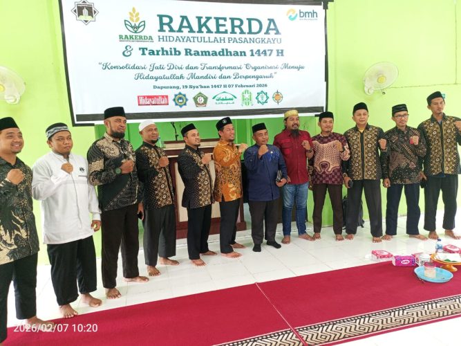 Rakerda Hidayatullah Pasangkayu Kokohkan Penguatan Kemandirian Organisasi