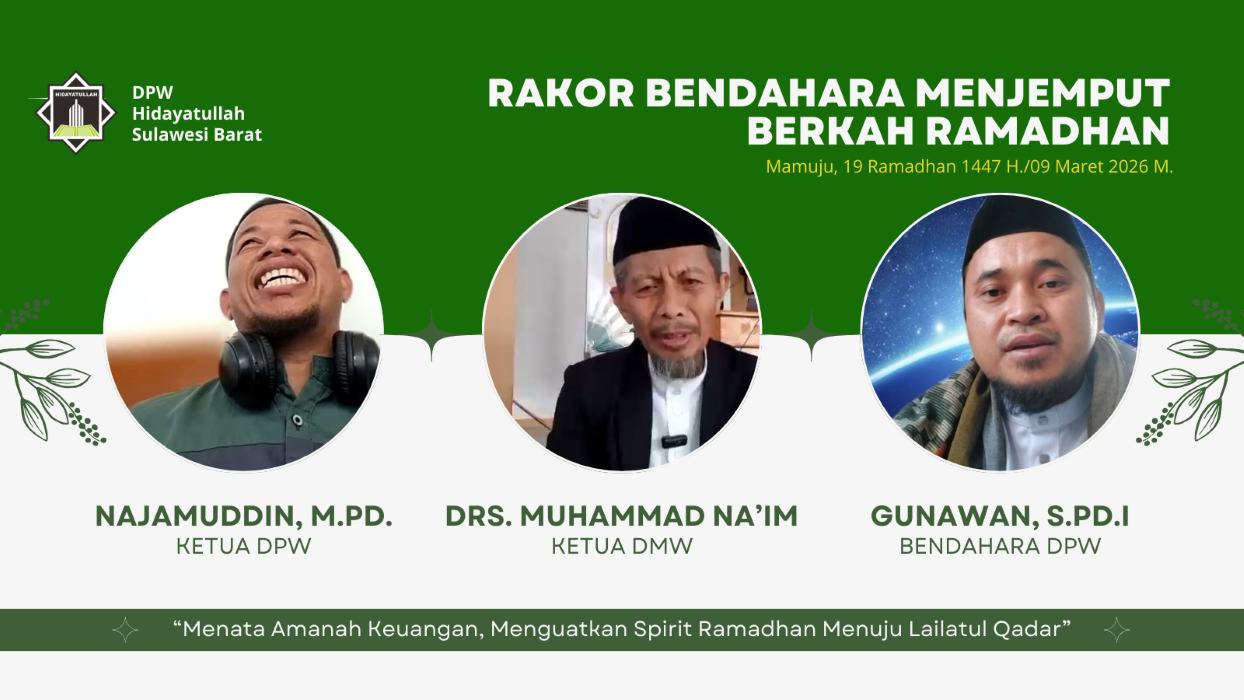Rakor Bendahara Hidayatullah Sulbar Perkuat Amanah Ramadhan