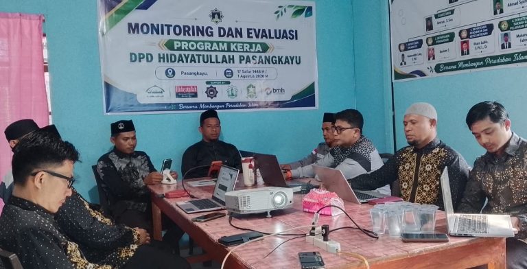 Monitoring Evaluasi Hidayatullah Pasangkayu Perkuat Konsolidasi Organisasi dan Dakwah